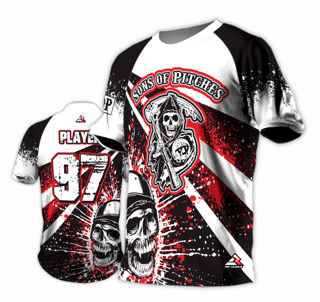 Sons of Pitches - Softball Jersey – Big League Shirts