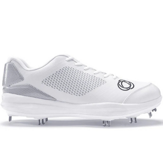 Athalonz GF1 Metal Baseball & Softball Cleats - White