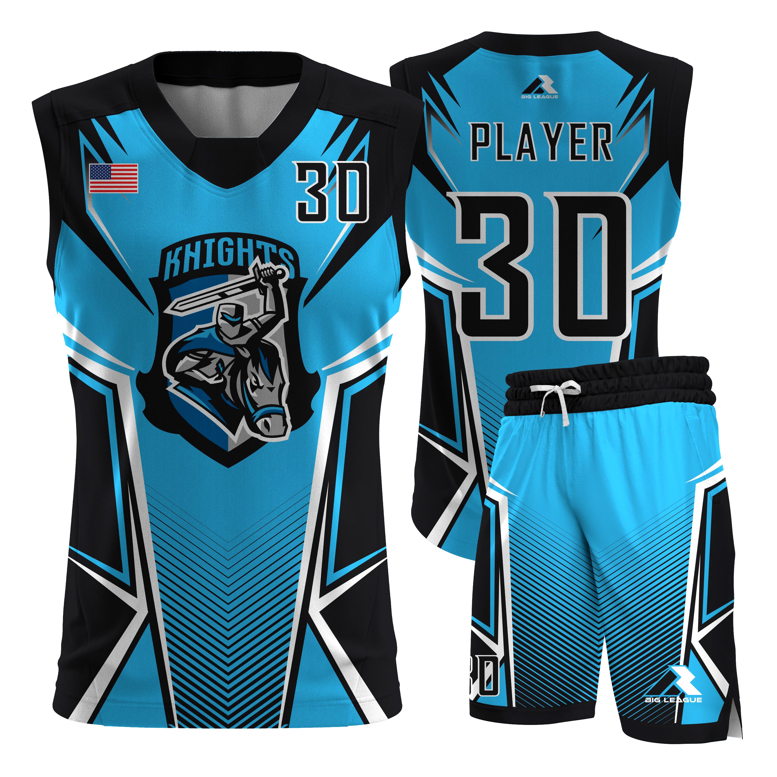Knights Custom Dye Sublimated Basketball Jersey
