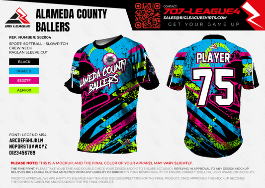 Alameda County Ballers Team Store