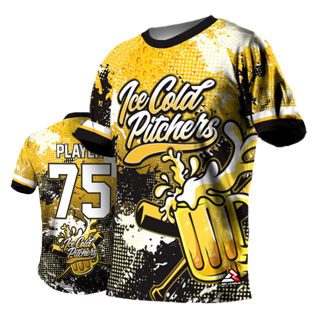Maillot de baseball personnalisé dégradé avec nom d'équipe Maillot de baseball personnalisé dégradé avec nom d'équipe