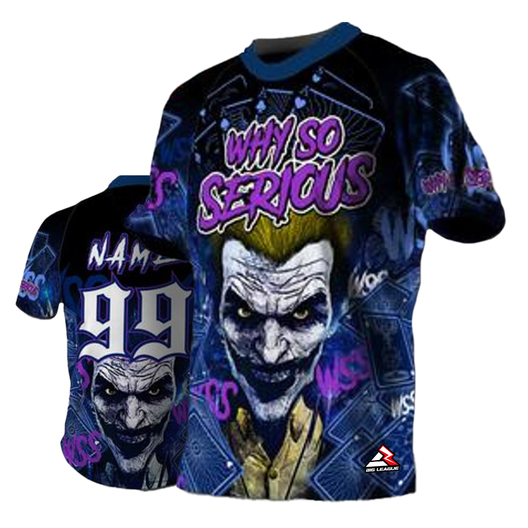 Why So Serious - Softball - Buy In Custom Jersey Why So Serious - Softball - Buy In Custom Jersey