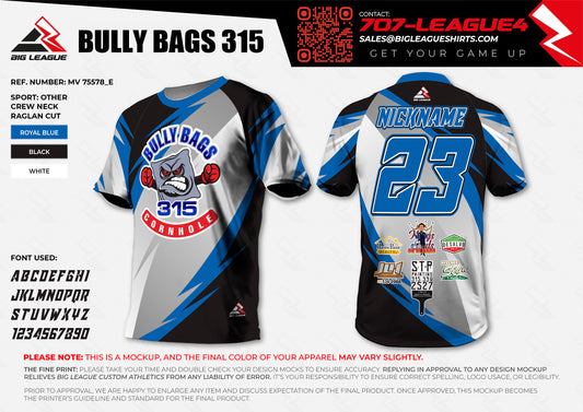 Bully Bags 315 Cornhole Team Store
