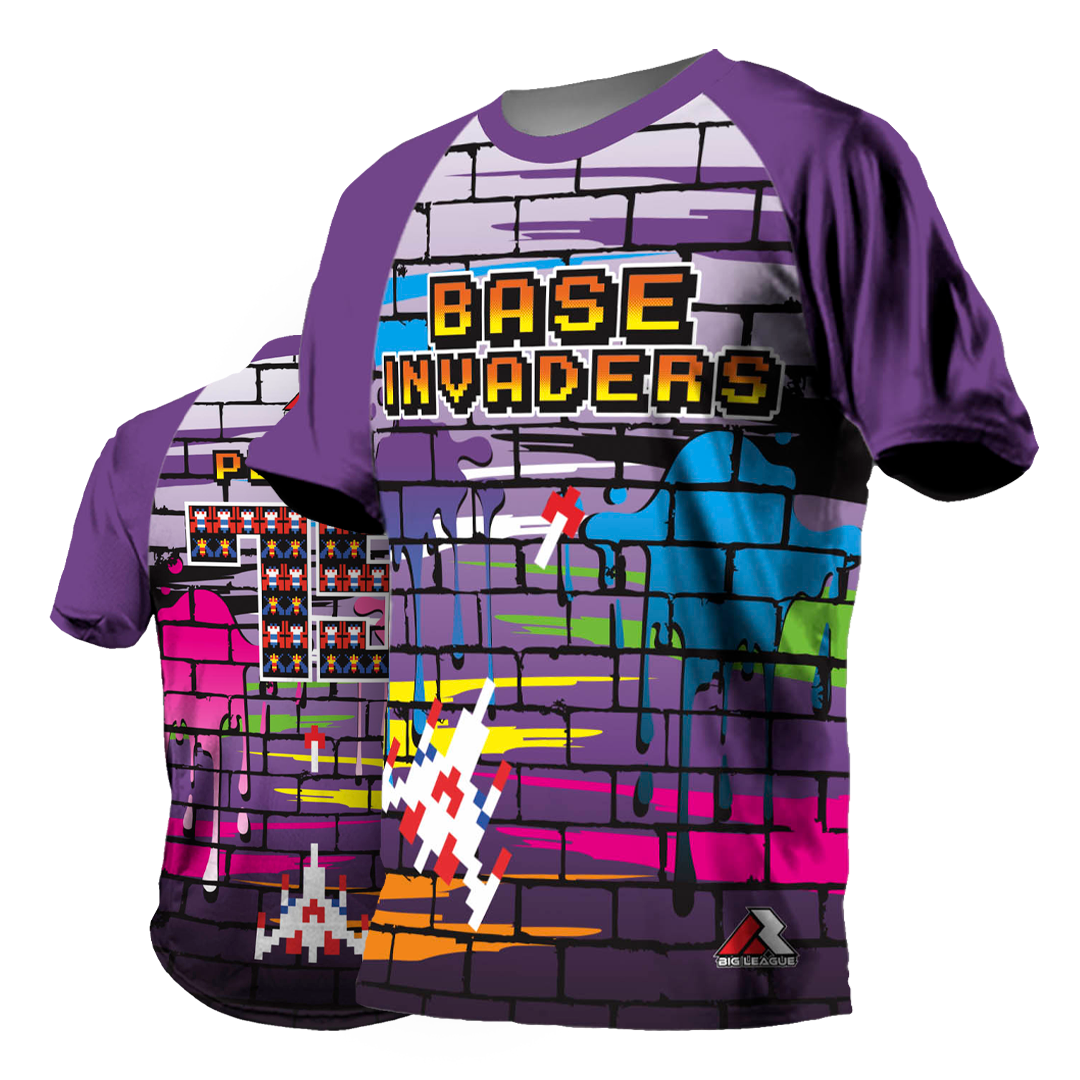 Base Invaders Softball Shirt