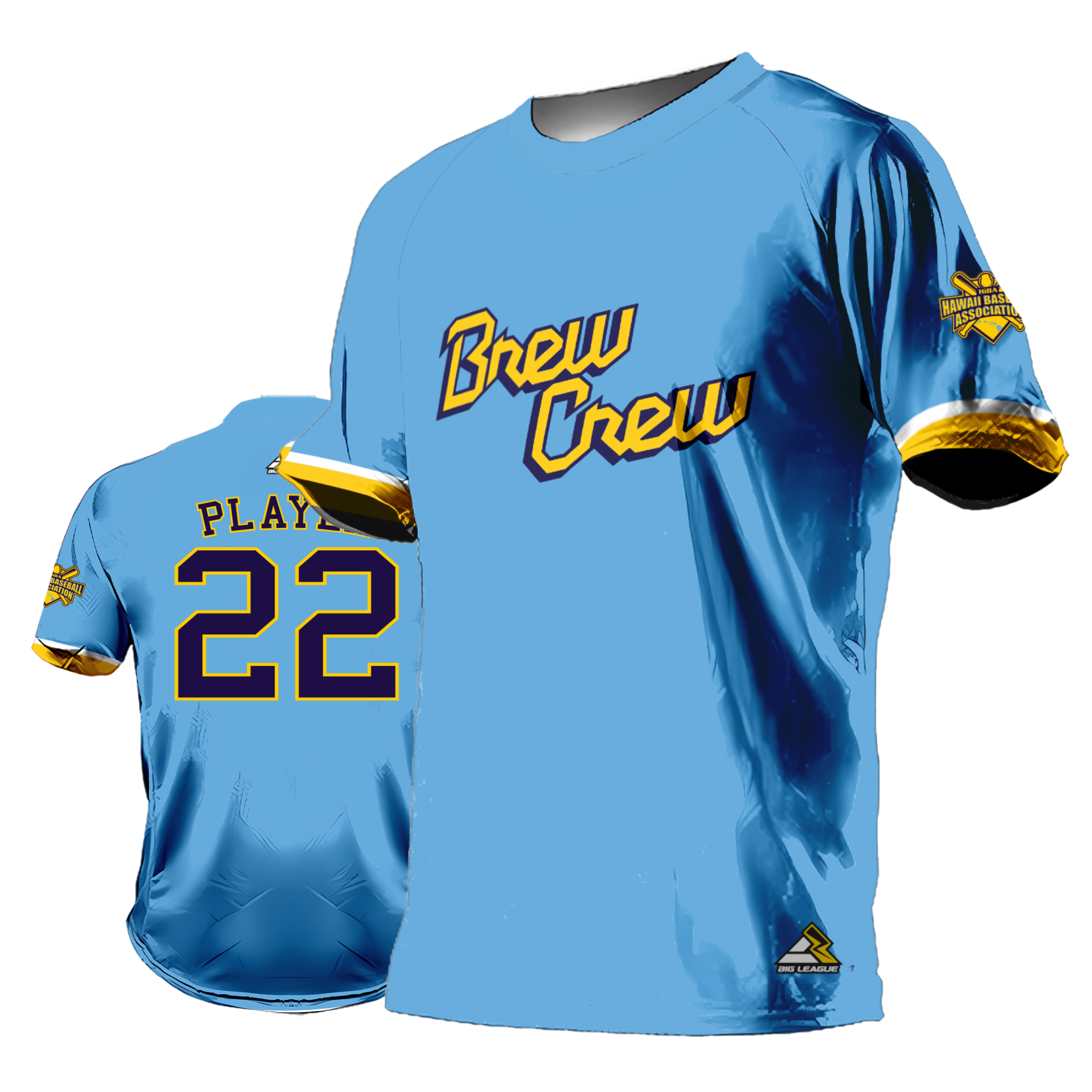 Brew Crew Baseball Custom Jersey - Main Image