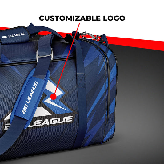 Blue Pattern Duffle Bag