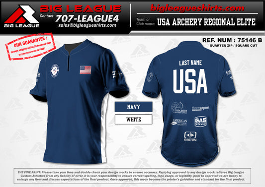 2025 USA Archery Regional Elite Program - Elite (Navy) - Free (Max: 1)