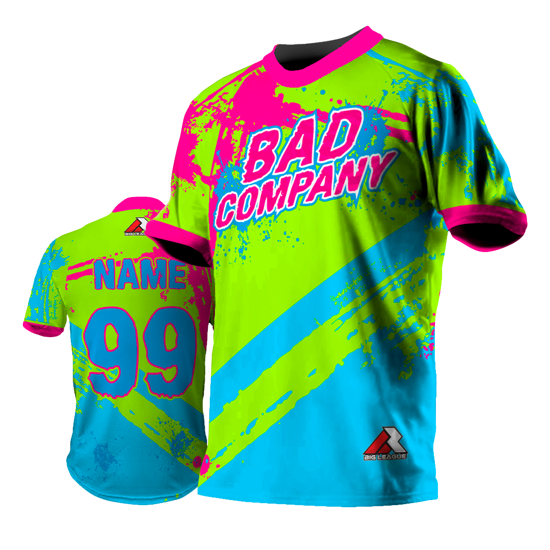  Custom Softball Jersey Unisex Sport T-Shirt Personalized  Printed Name Number for Men Women Youth Sizes YS-5XL (Bad Company)  (Abusement Park) : Sports & Outdoors