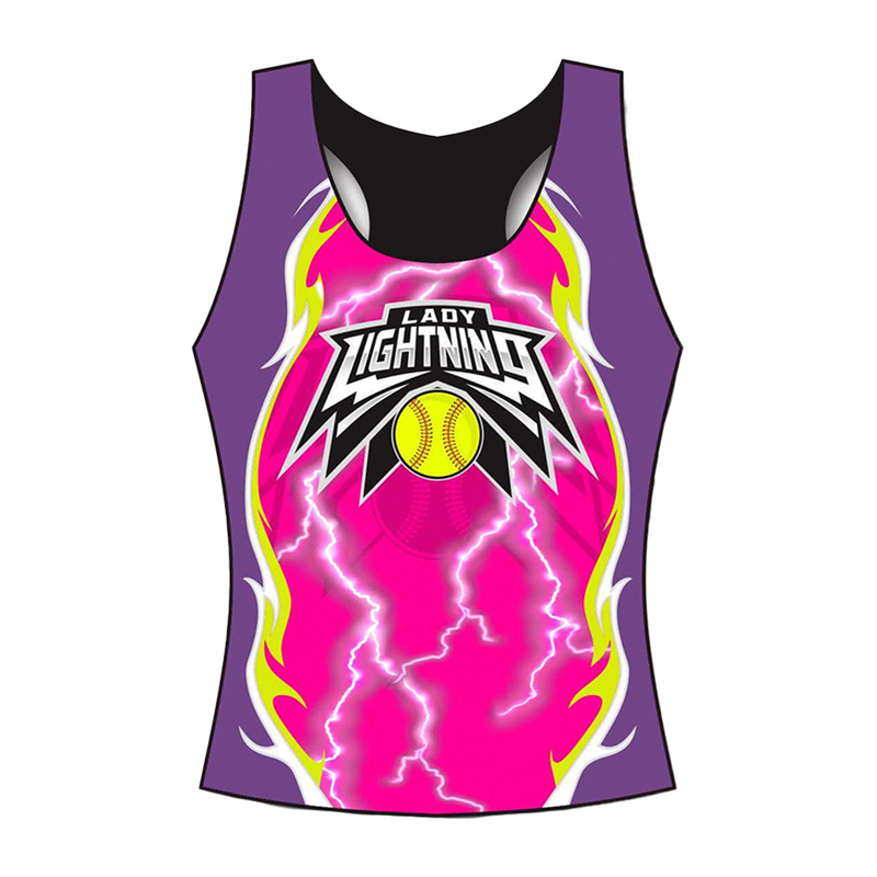 Load image into Gallery viewer, Lady Lightning - Racerback
