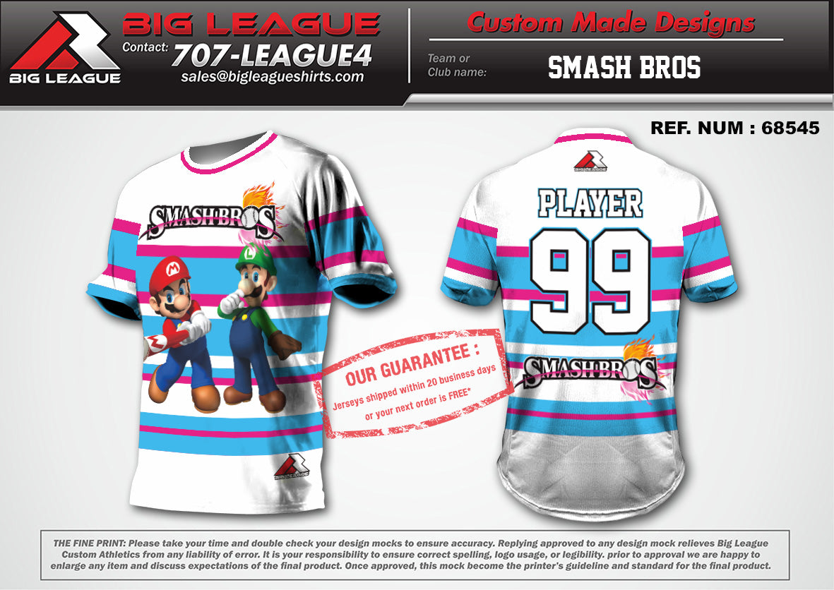 Smash Bros White/Pink - Buy In