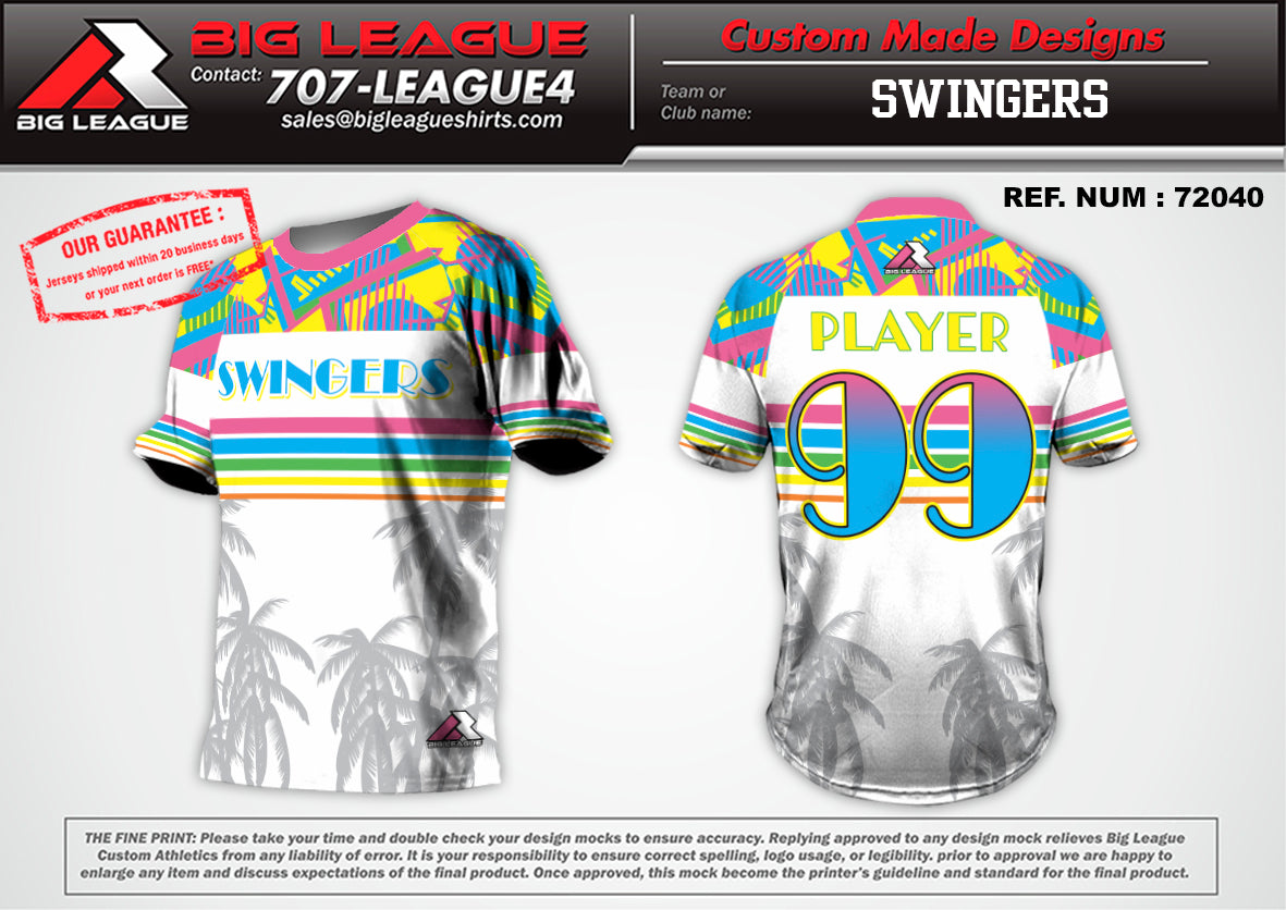 Swingers - White - Softball