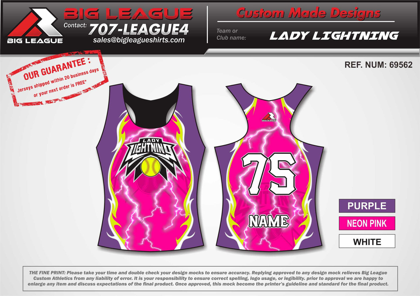 Lady Lightning - Racerback