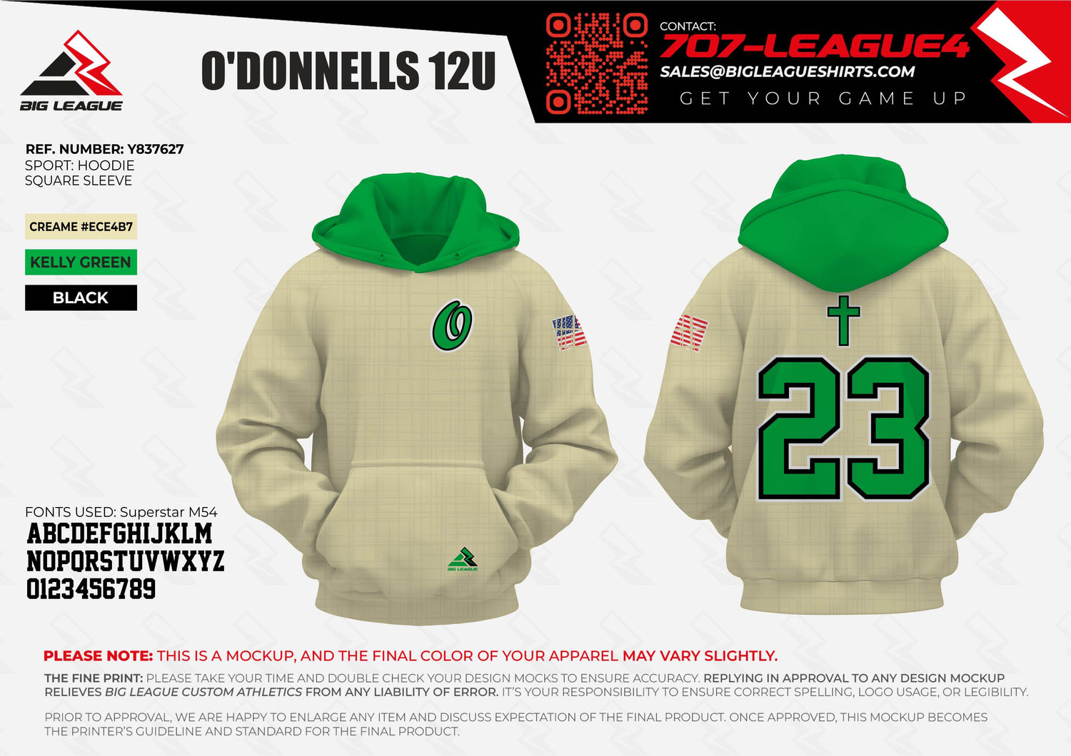 Hoodies / 12U Cream