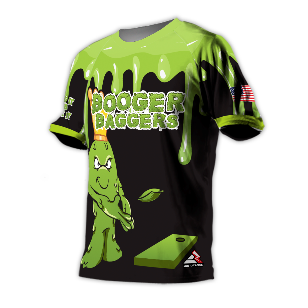 【BAGARCH】FOOTBALL SHIRTS Booger Baggers - Cornhole Custom Jersey – Big League Shirts