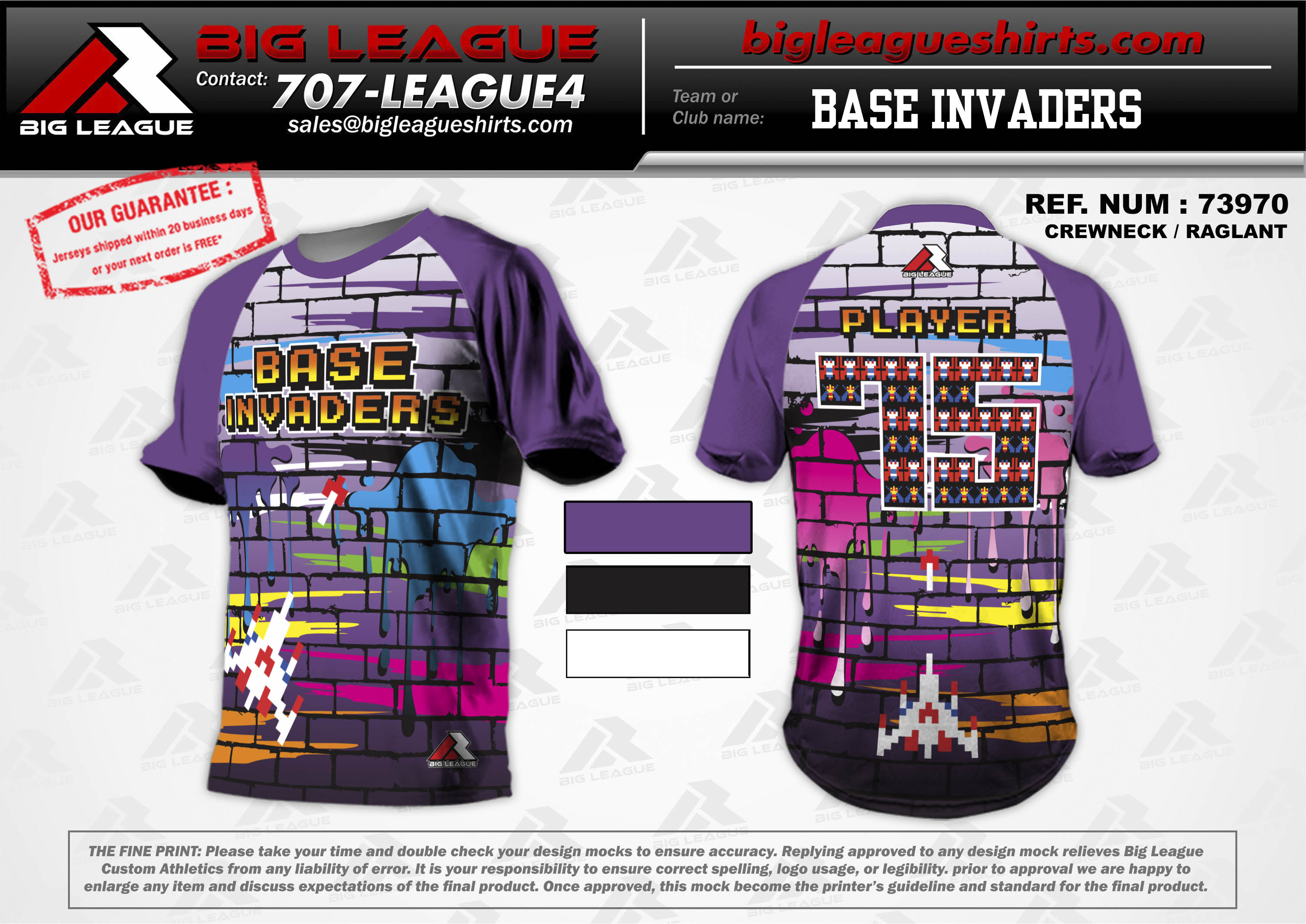 Base Invaders - Softball – Big League Shirts