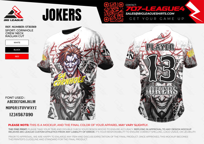 Crew Neck Jersey / White
