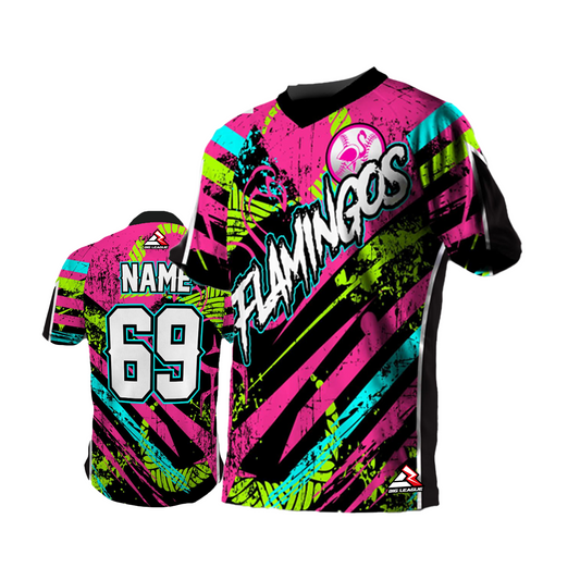 Flamingos - Softball Custom Jersey