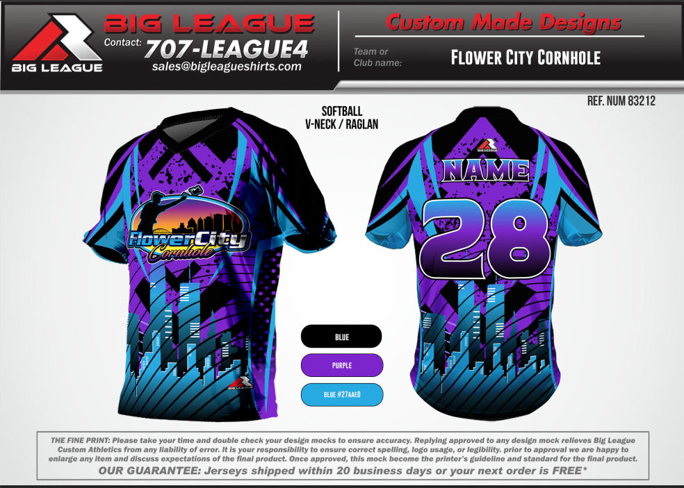 V-neck Jersey