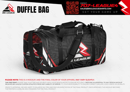 Black Pattern Duffle Bag