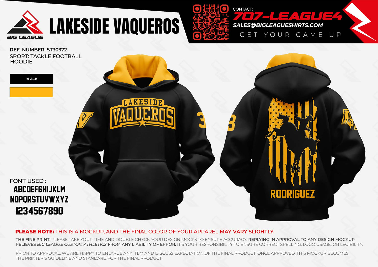 Hoodie / Deep Yellow
