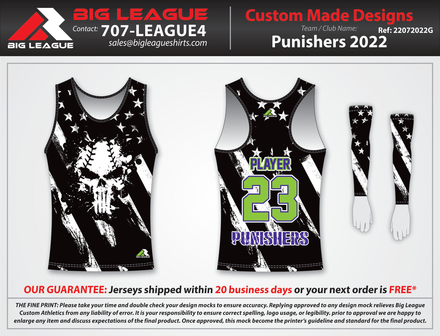 Tank Top / USA Black & White Skull