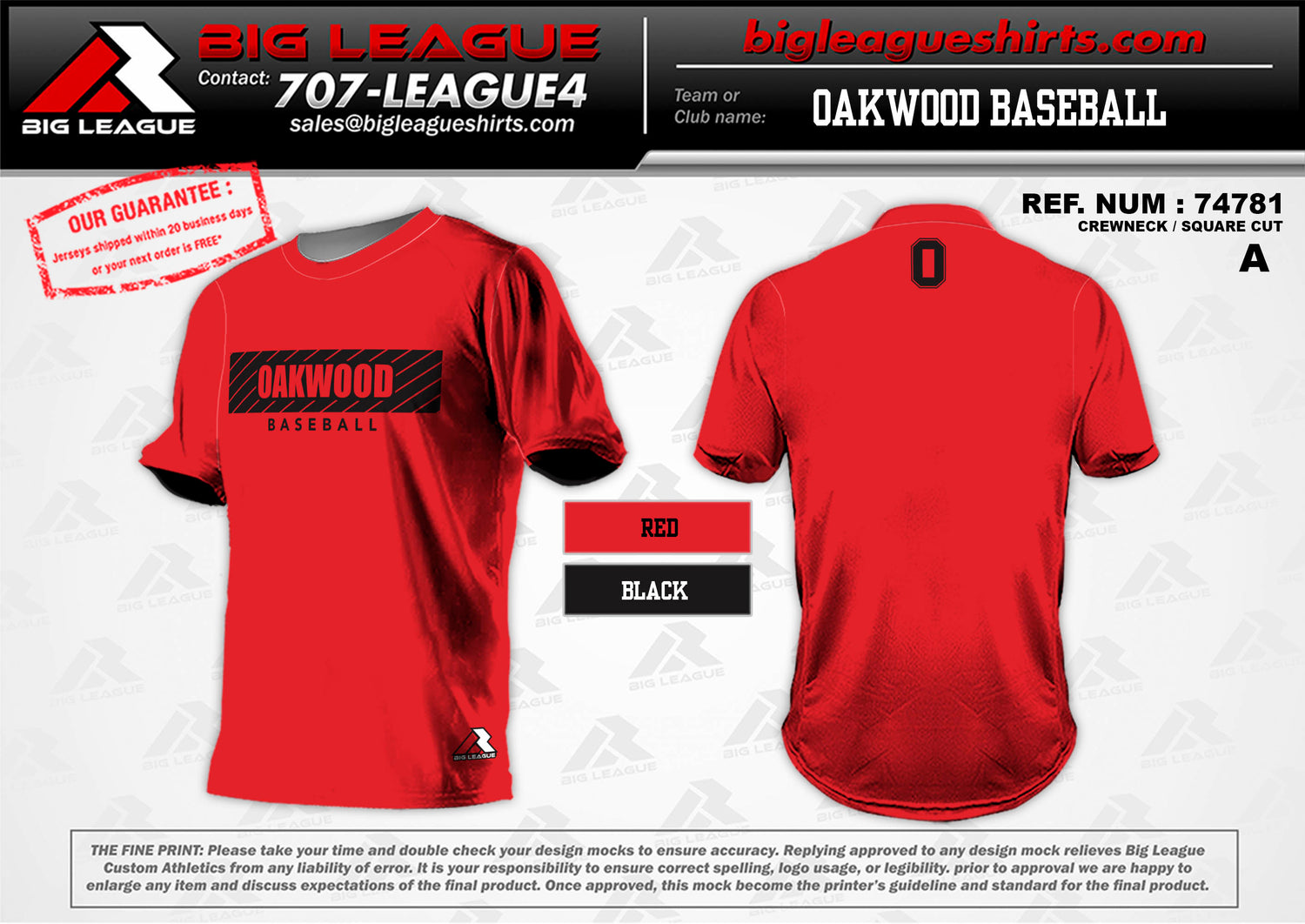 Short Sleeve Practice Jersey / Red