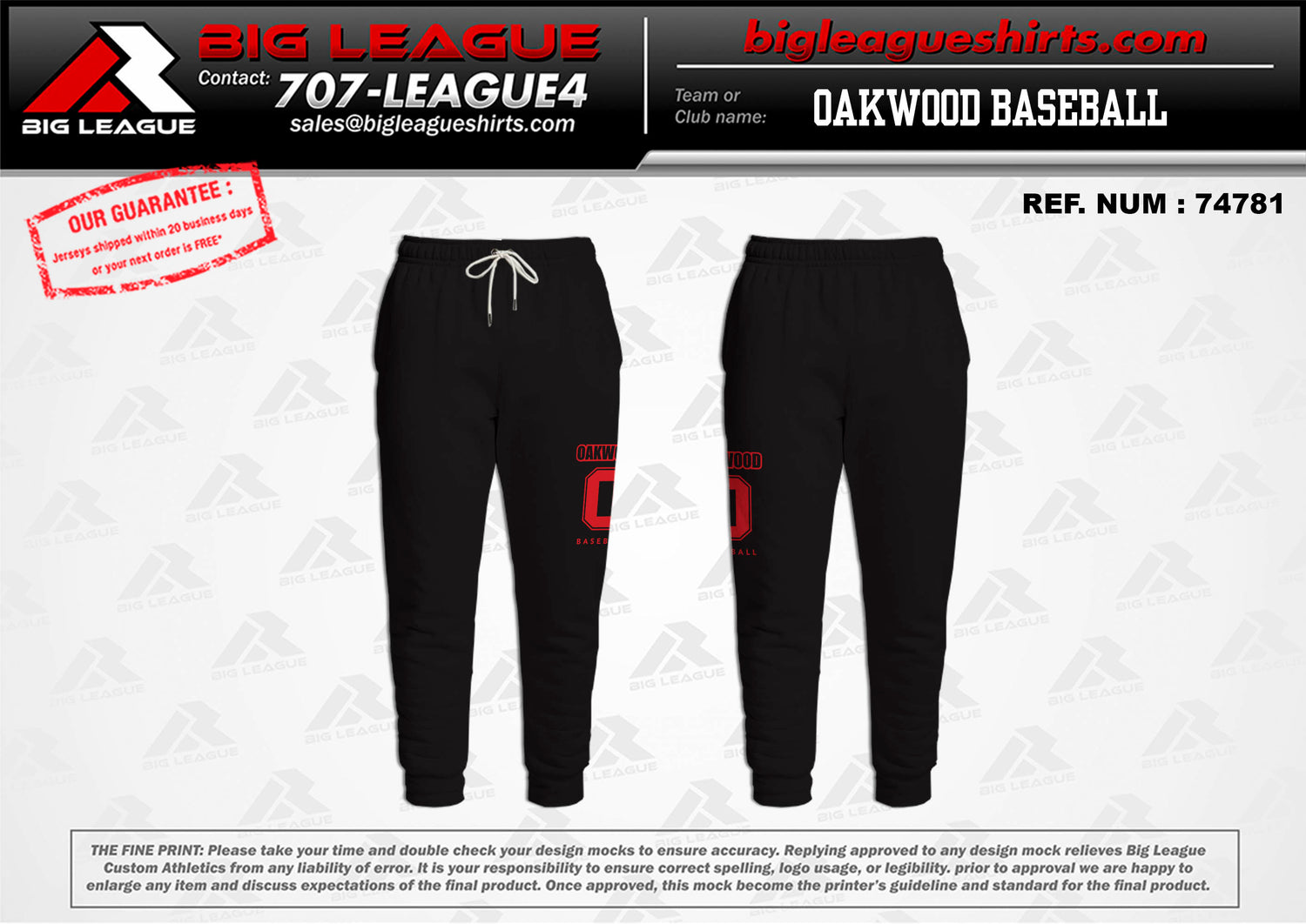Warm Up Pants / Black