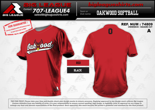 Oakwood Softball Team Store