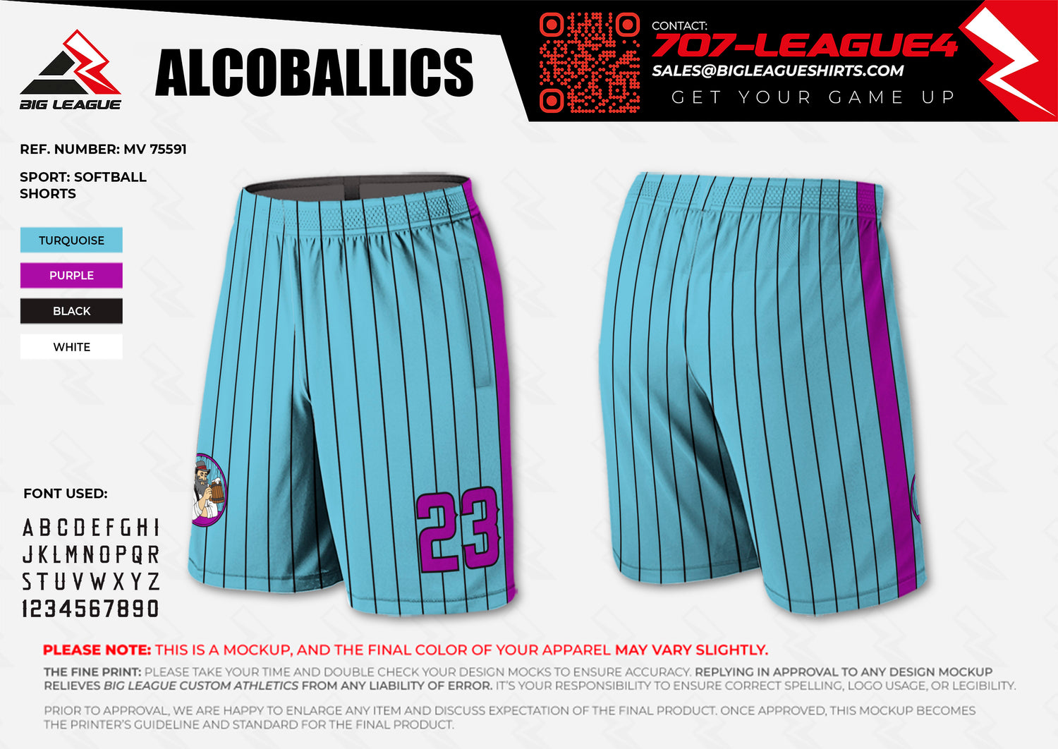 Shorts / Pinstripe