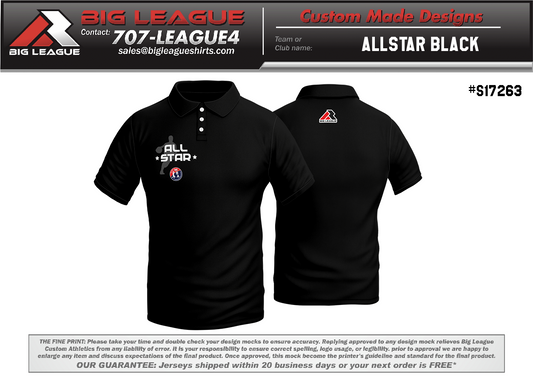 All Star Black - Polo