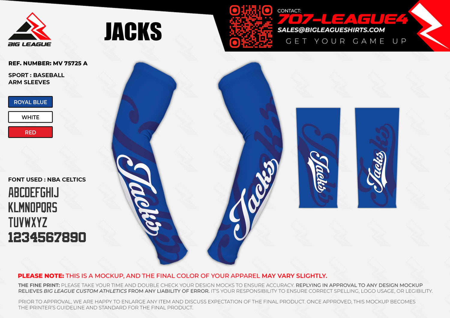 Arm Sleeves / Blue