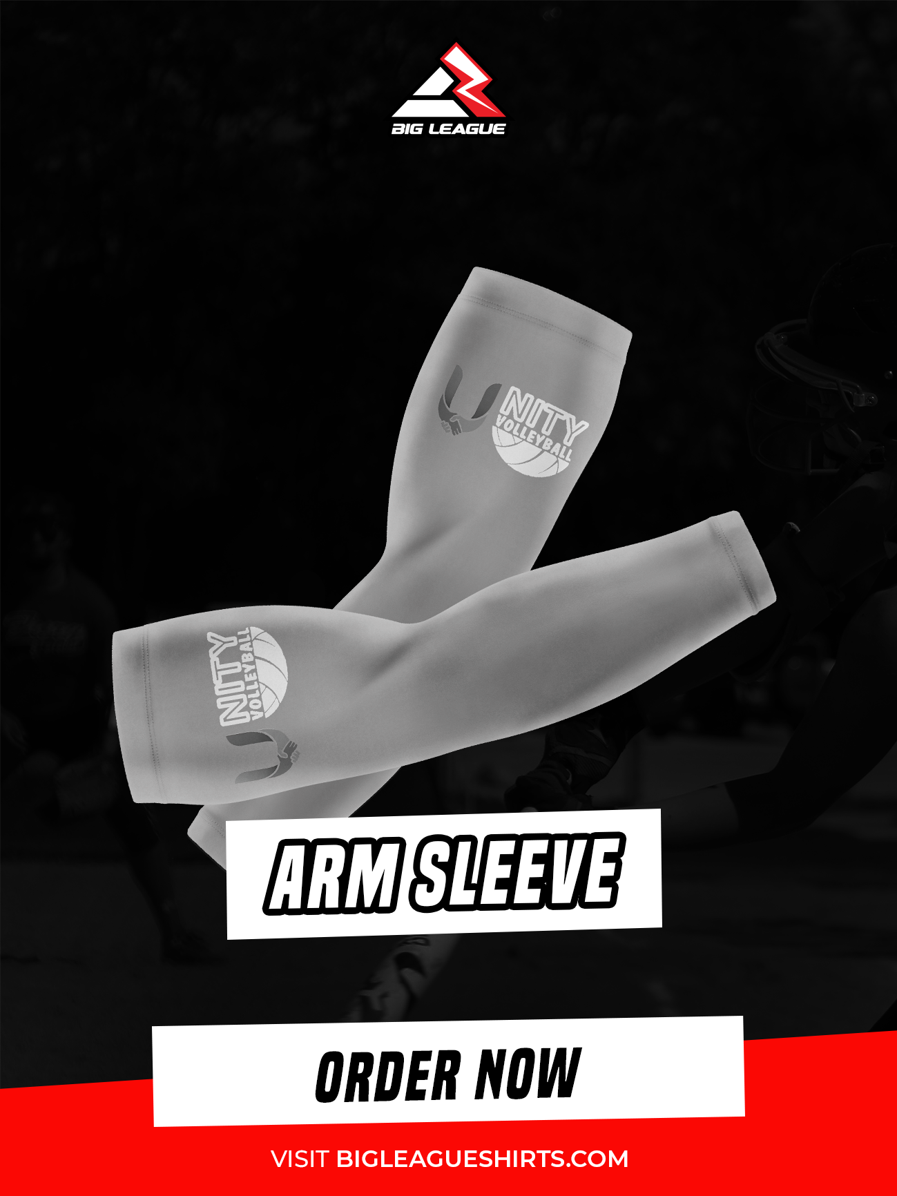 Arm Sleeve / Charcoal White