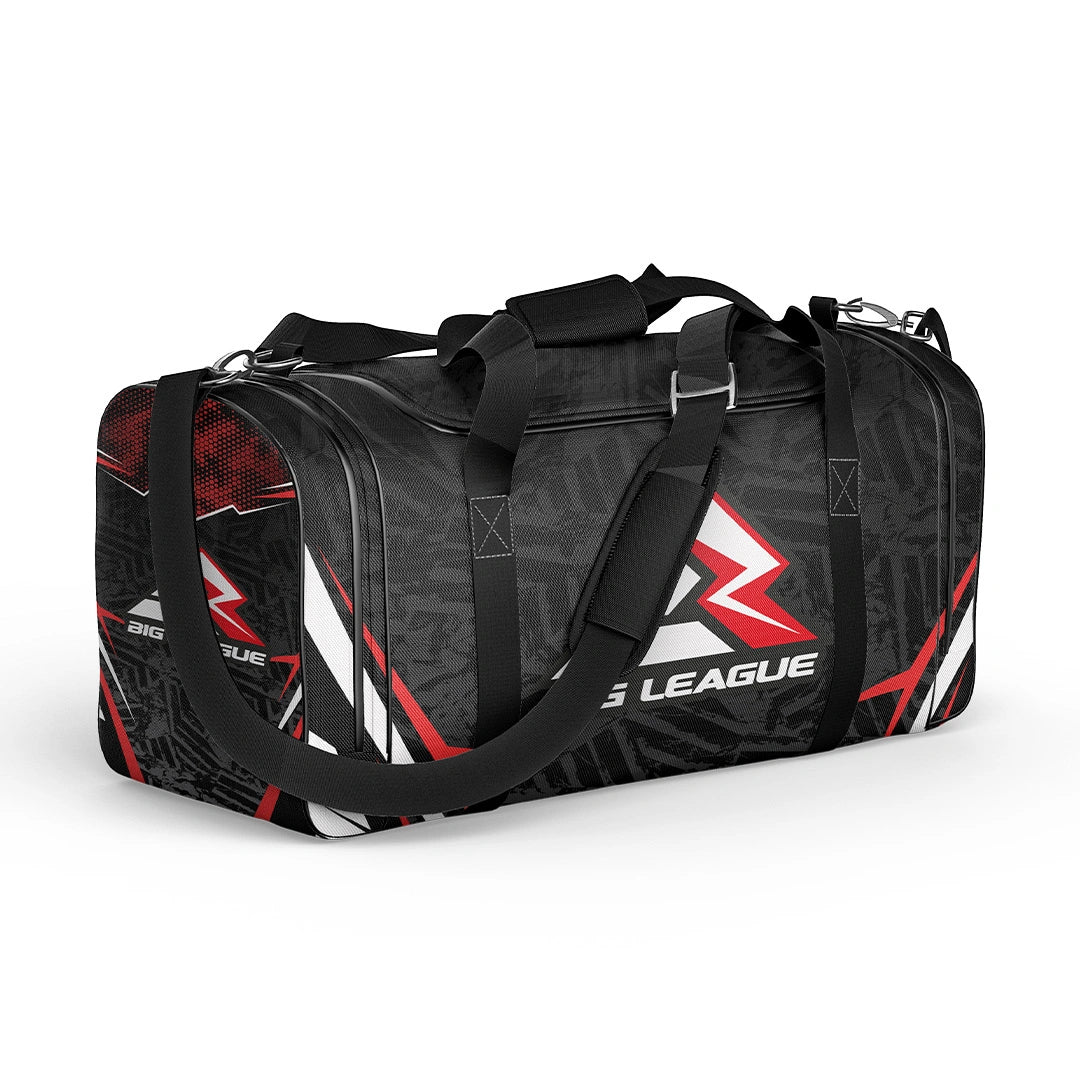 Black Pattern Duffle Bag