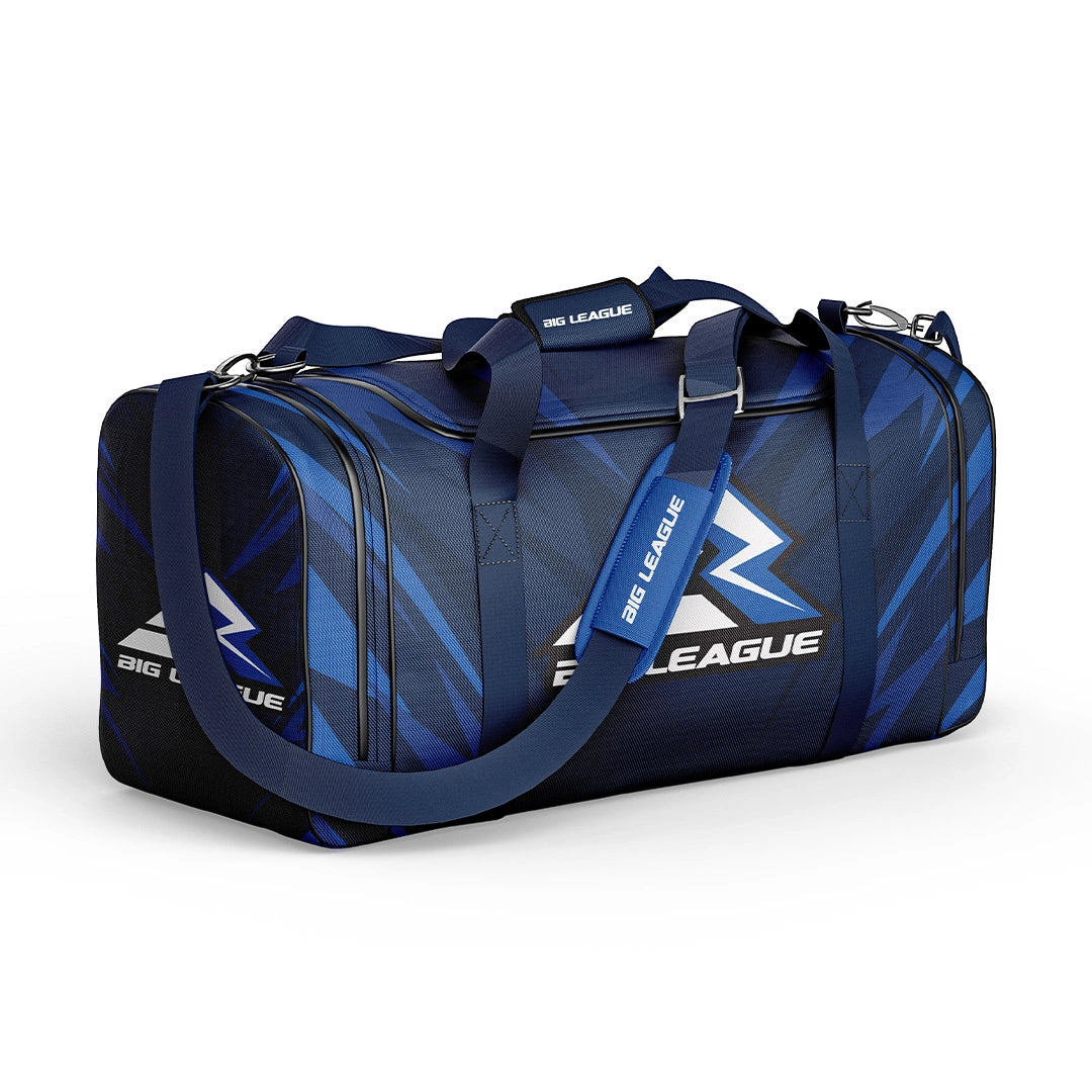 Blue Pattern Duffle Bag