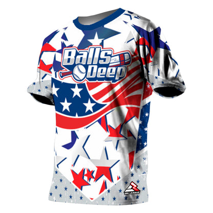 Balls Deep USA Softball Buy In Custom Jersey