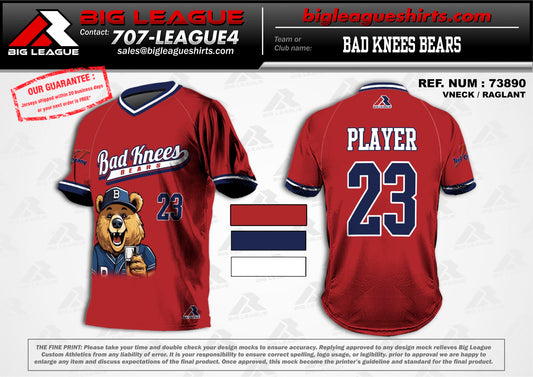 Bad Knees Bears Team Store