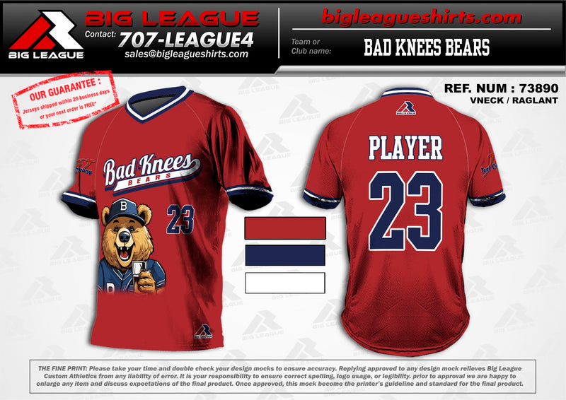 Load image into Gallery viewer, Bad Knees Bears Team Store
