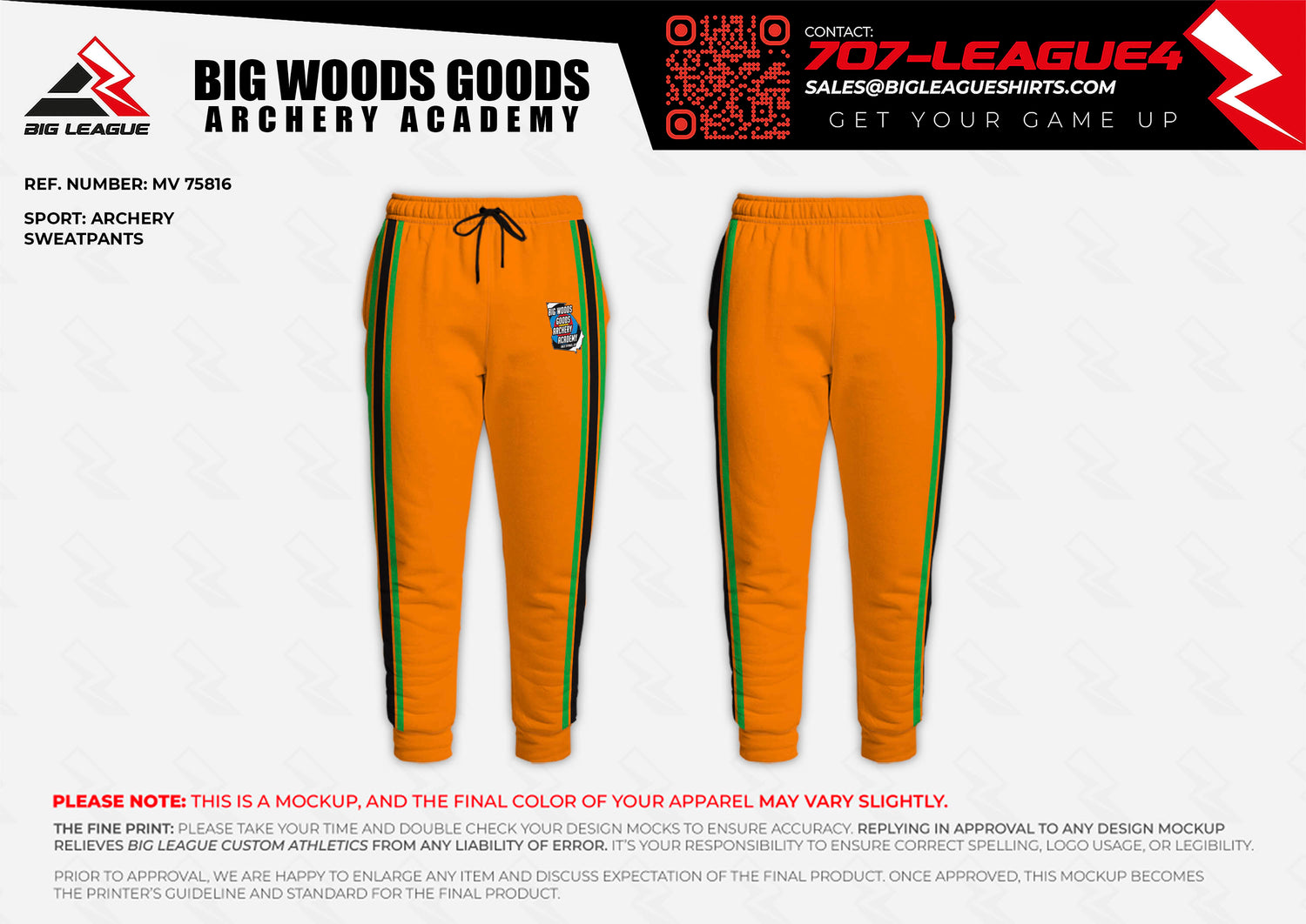 Sweatpants / Orange