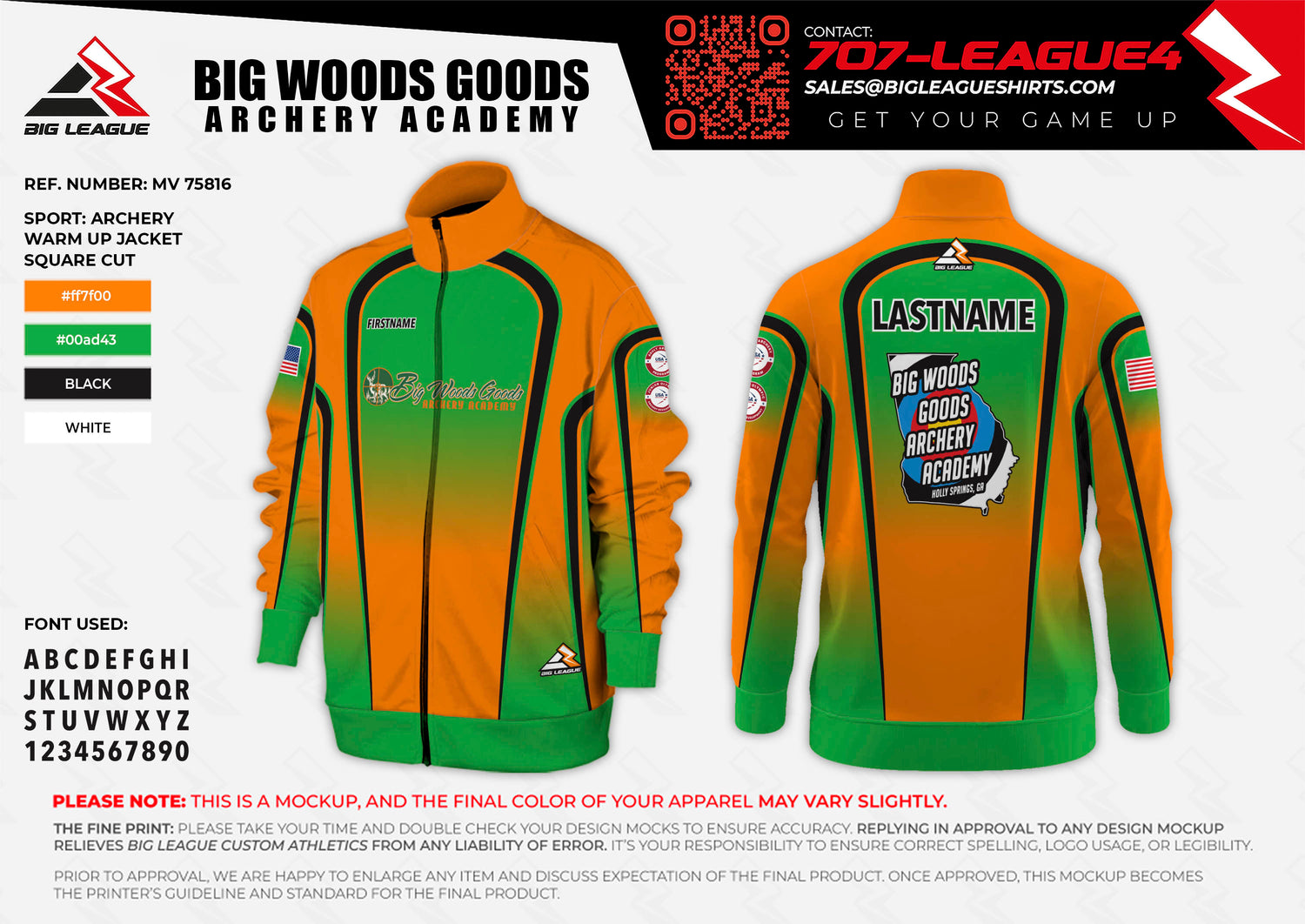 Warm Up Jacket / Standard