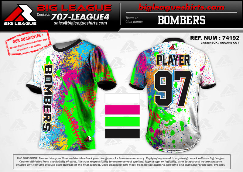 Load image into Gallery viewer, Bombers Neon - Softball
