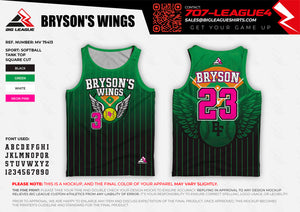 Bryson's Wings - Slowpitch - Team Store