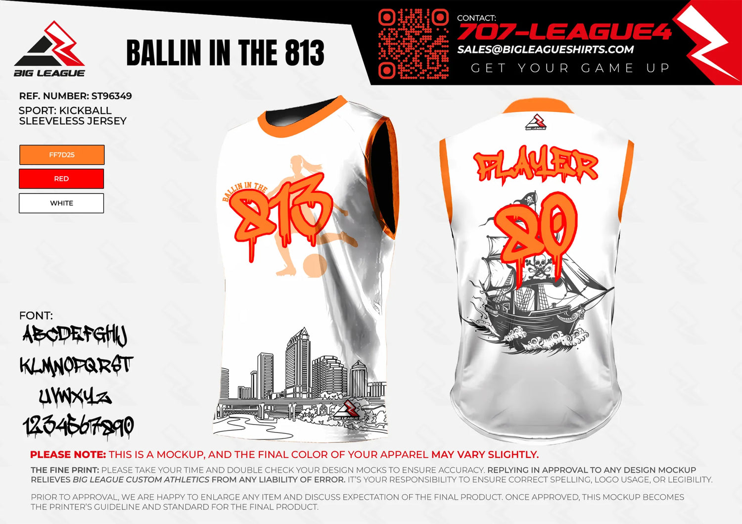 Sleeveless Jersey / White