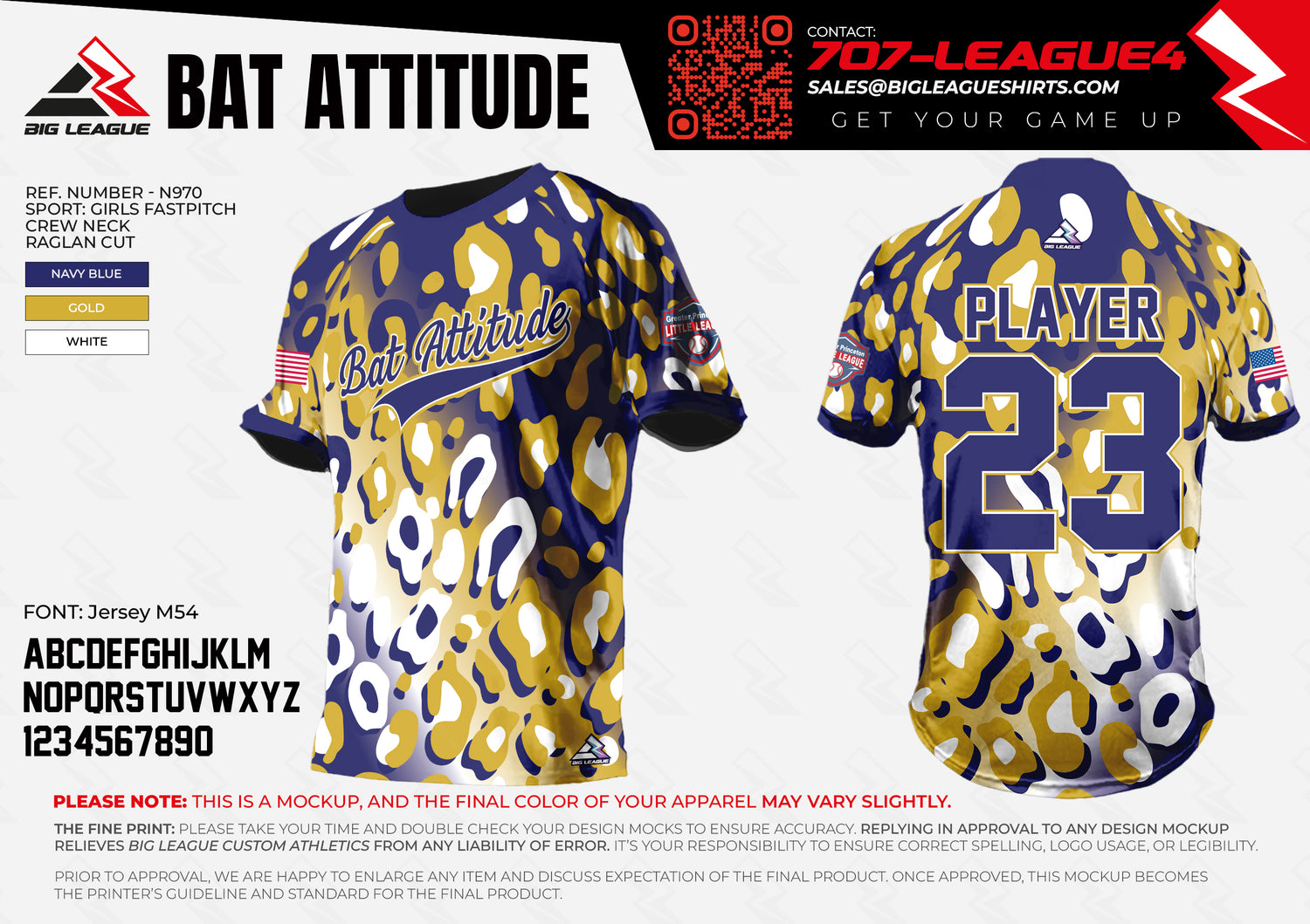 Crew Neck / Bat Attitude / Leopard Print