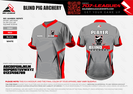 Blind Pig Archery Team Store