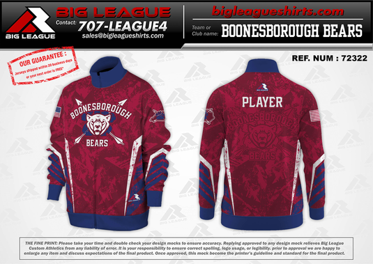 Boonesborough Bears Team Store