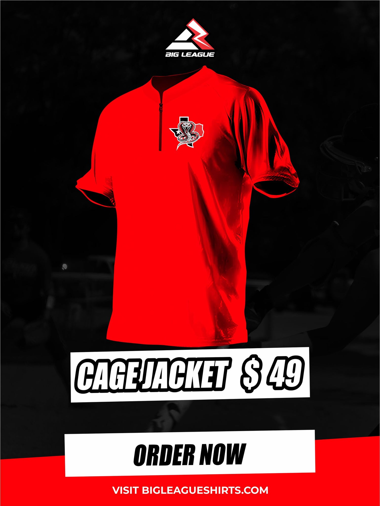 Cage Jacket / Red