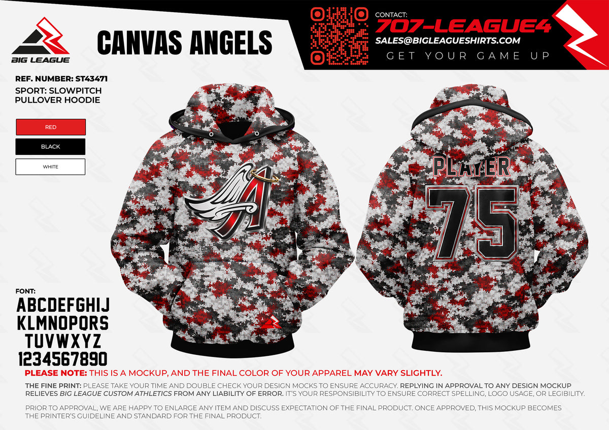 Pullover Hoodie / Red
