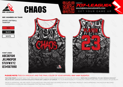Chaos - Softball Custom Jersey