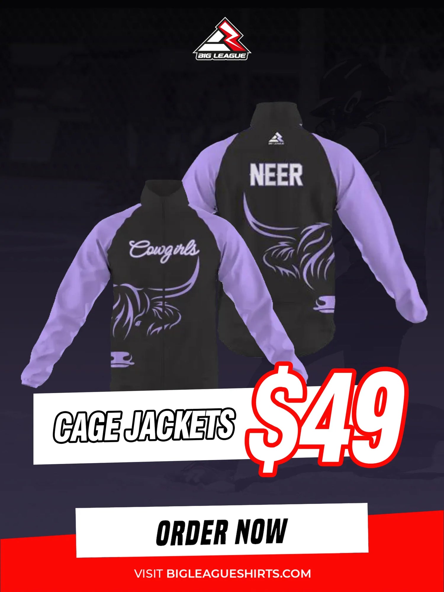 Cage Jackets / Purple - Black