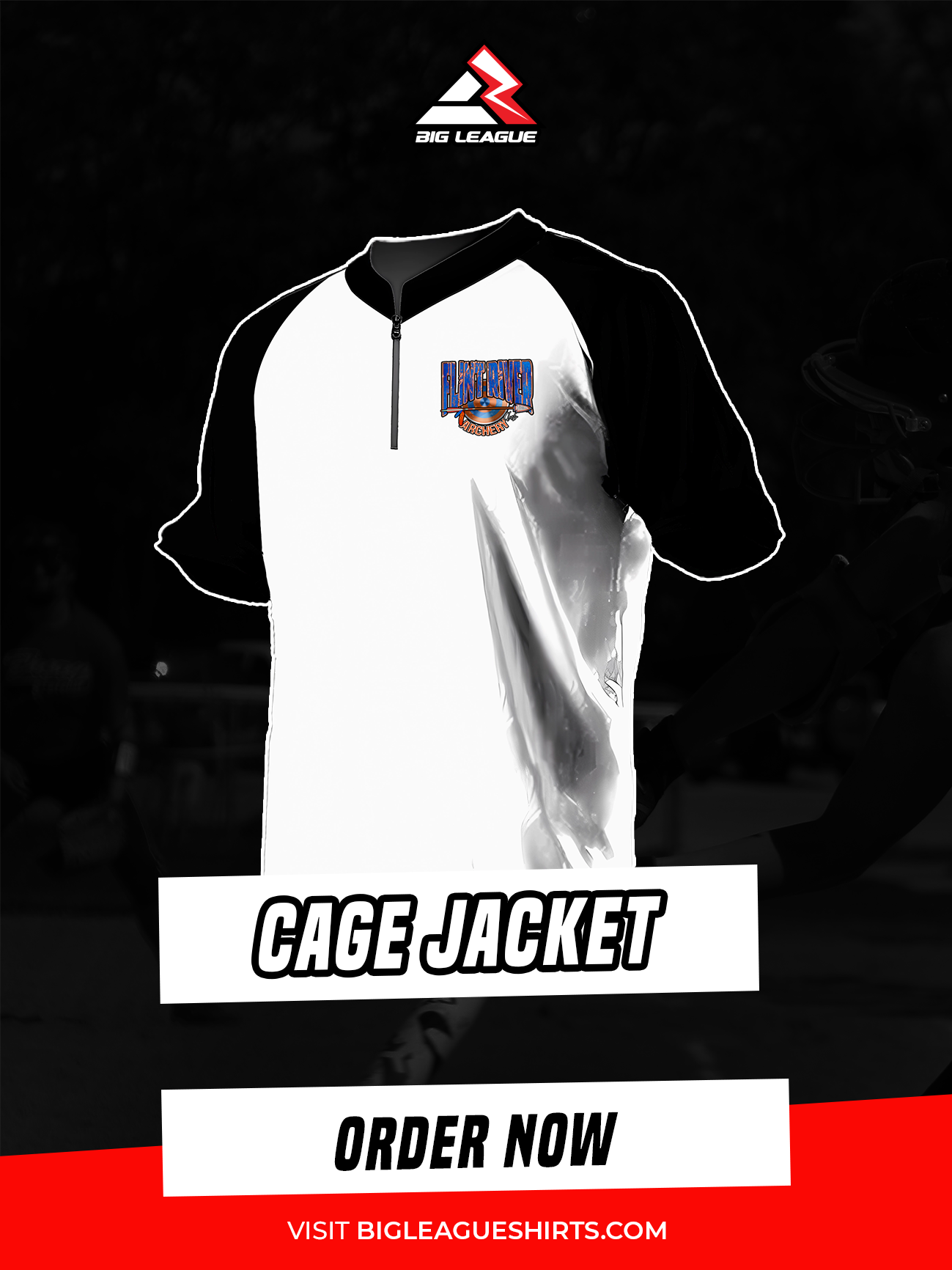 Cage Jacket / White Black